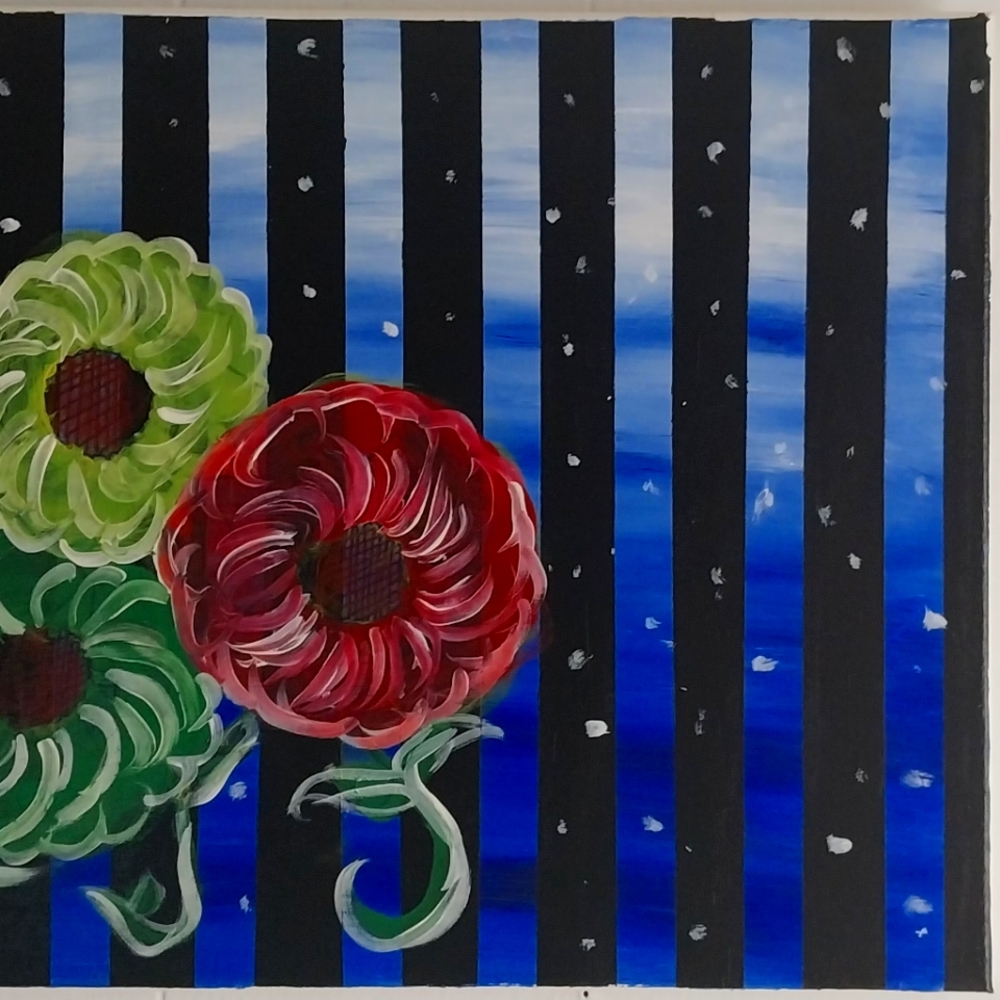 Fenced In Flowers